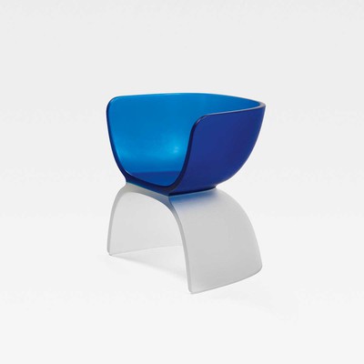 Cast Glass Chair <br>Gagosian Gallery 2019