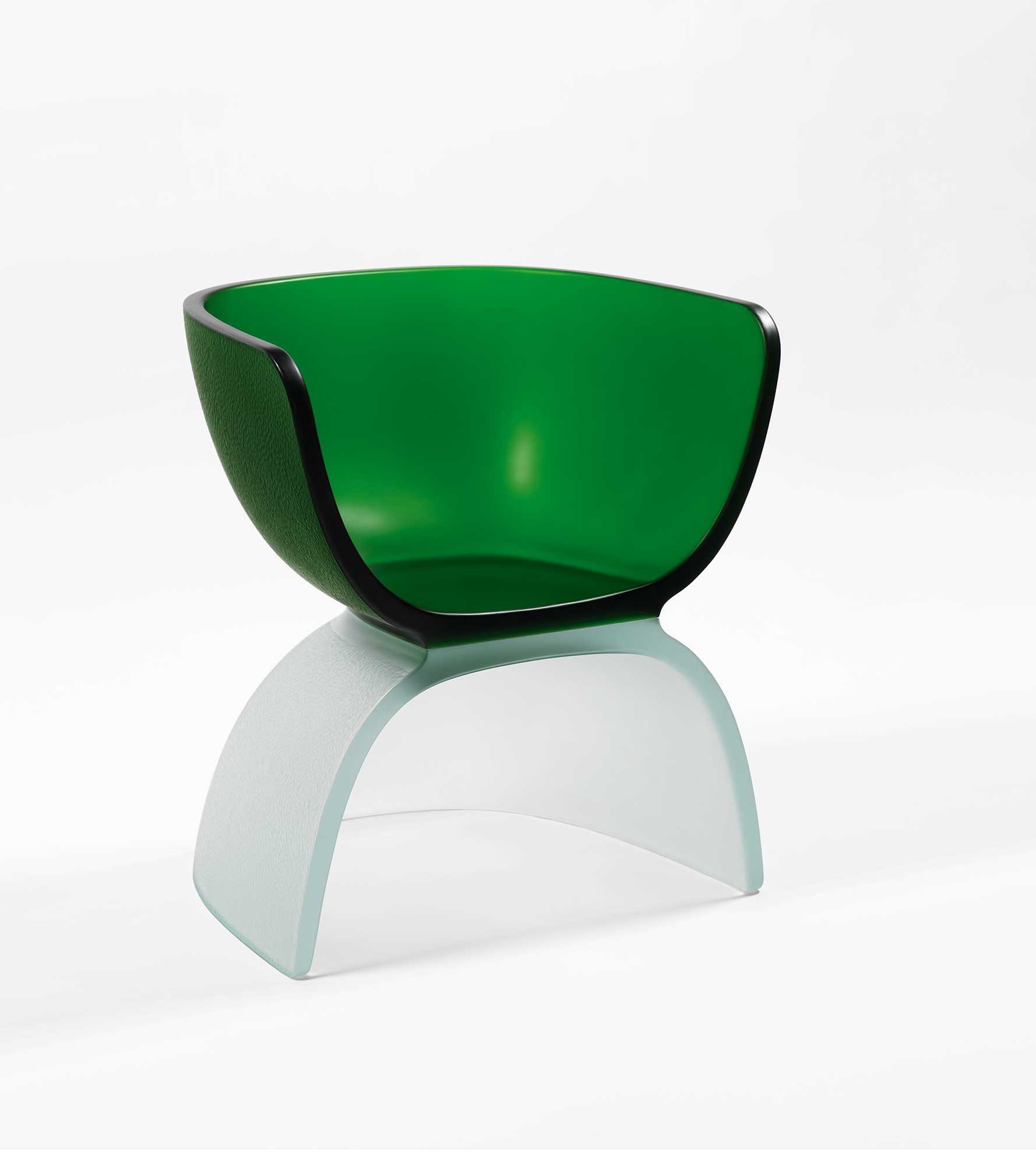 Cast Glass Chair | Marc Newson Exhibition | Marc Newson Ltd