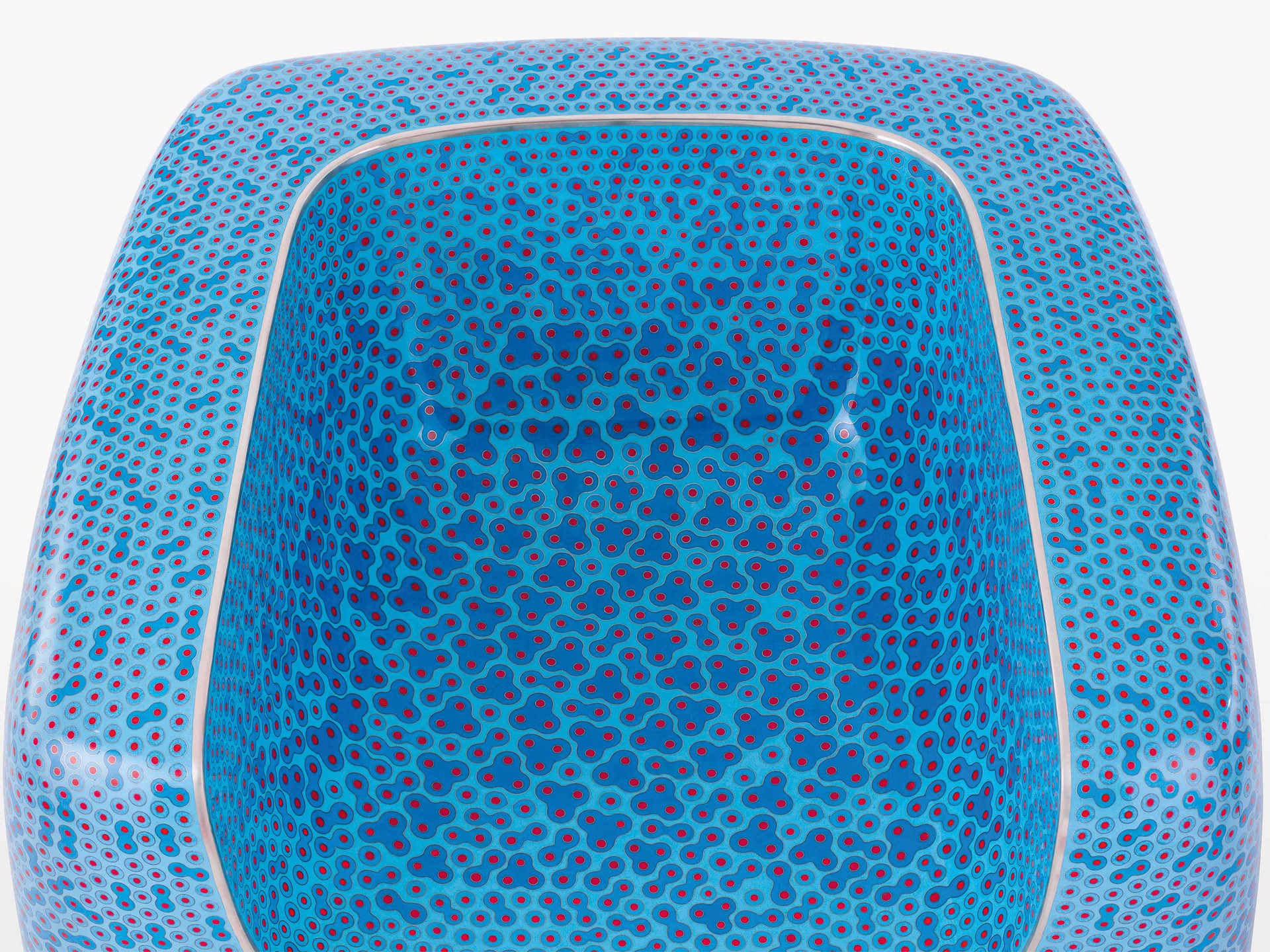 Cloisonné Blue Chair 