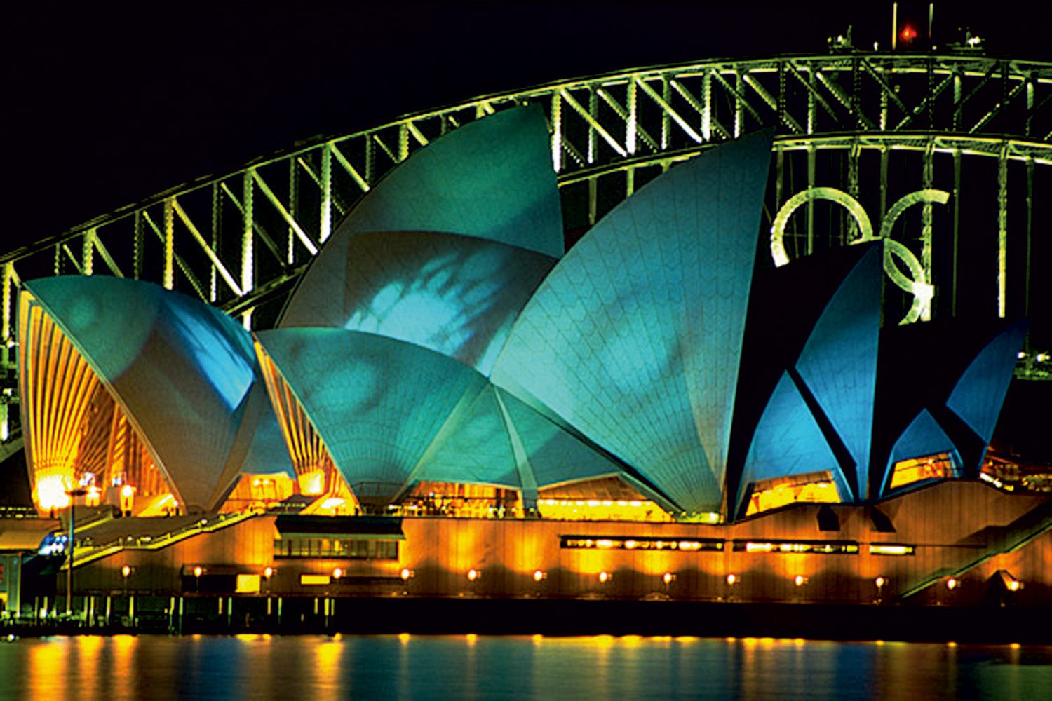 Opera House Olympic Lighting Event